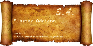 Suszter Adrienn névjegykártya